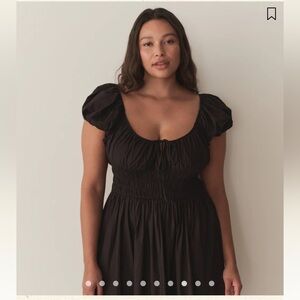 Dôen Quinn dress black Large retail $278